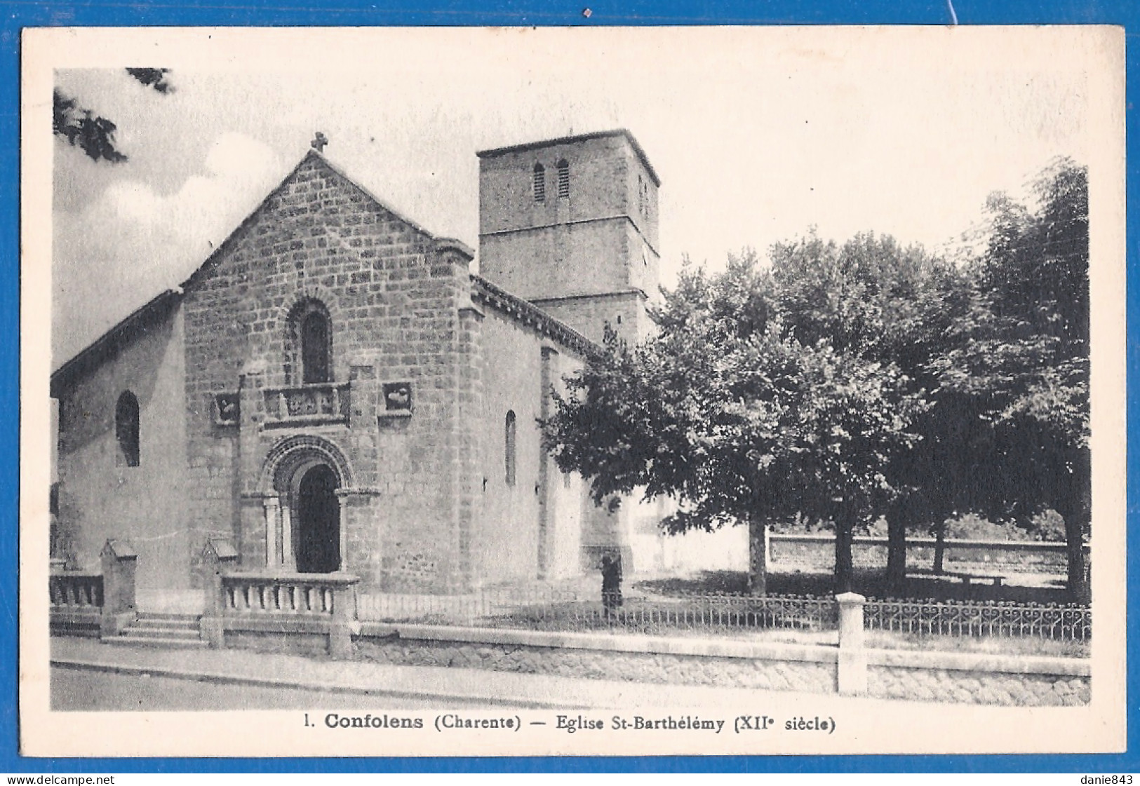 CPA  - CHARENTE - CONFOLENS - ÉGLISE SAINT BARTHÉLÉMY - Confolens