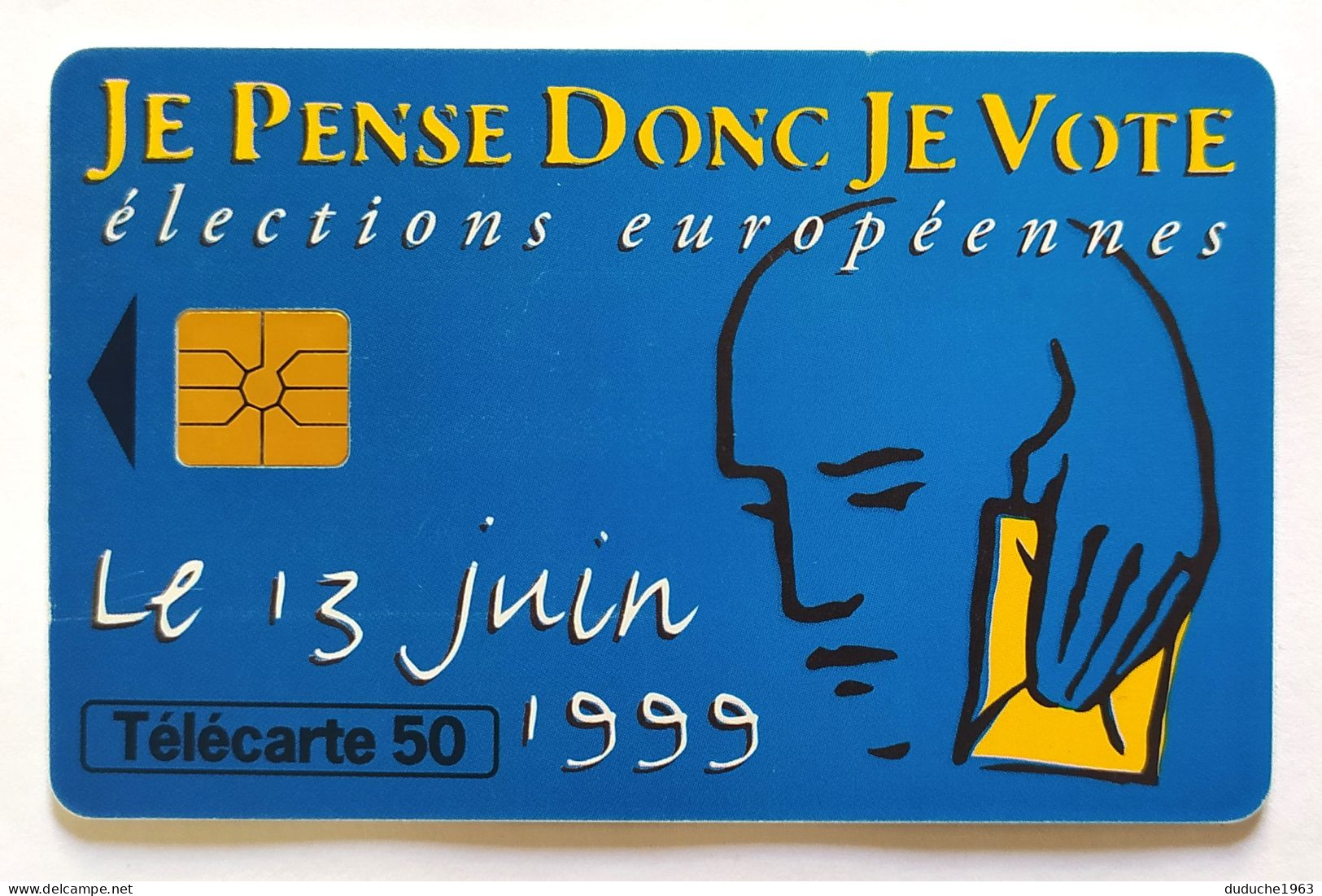 Télécarte France - Je Pense Donc Je Vote - Non Classificati