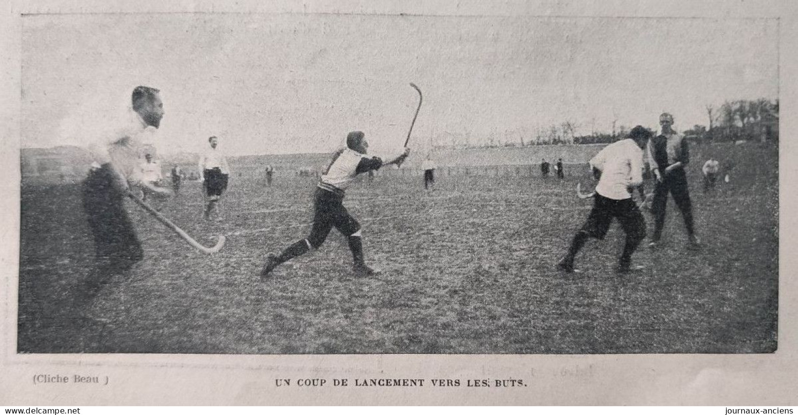 1899 HOCKEY SUR GAZON - UN MATCH INTERNATIONAL - EQUIPES FRANÇAIS ET ANGLAISE - LES CAPITAINES - LA VIE AU GRAND AIR - Magazines - Before 1900