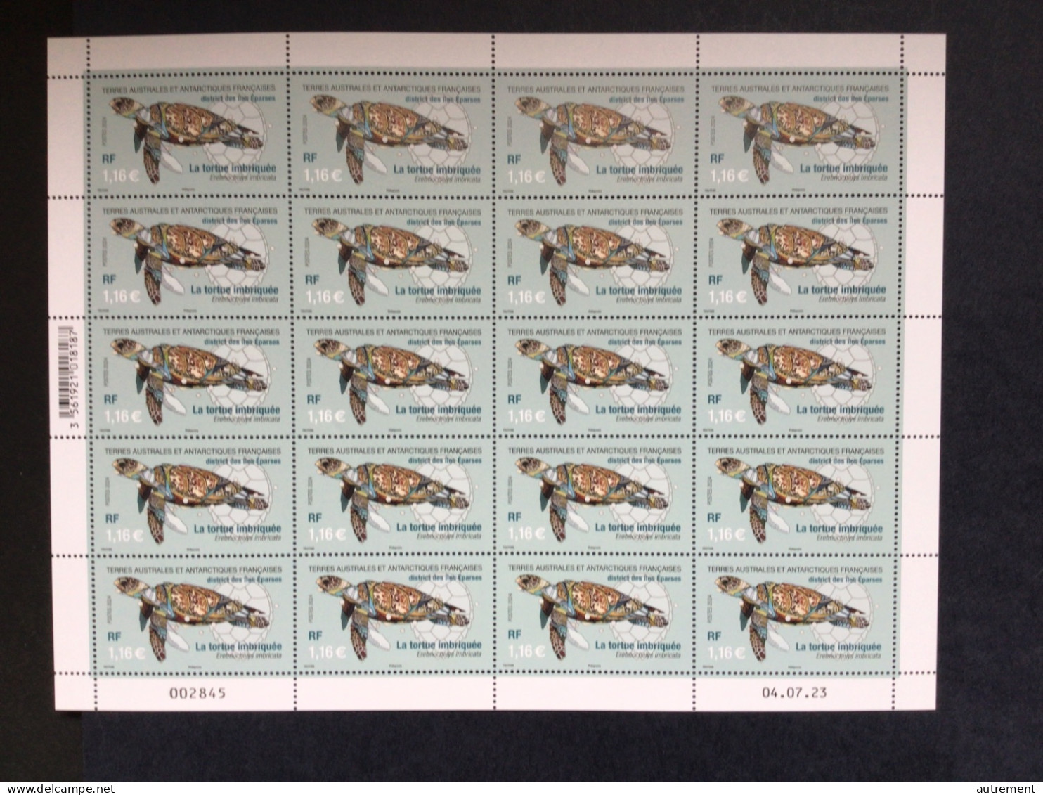 Feuille De 20 Timbres Neuf ** Et Non Plié - Unused Stamps