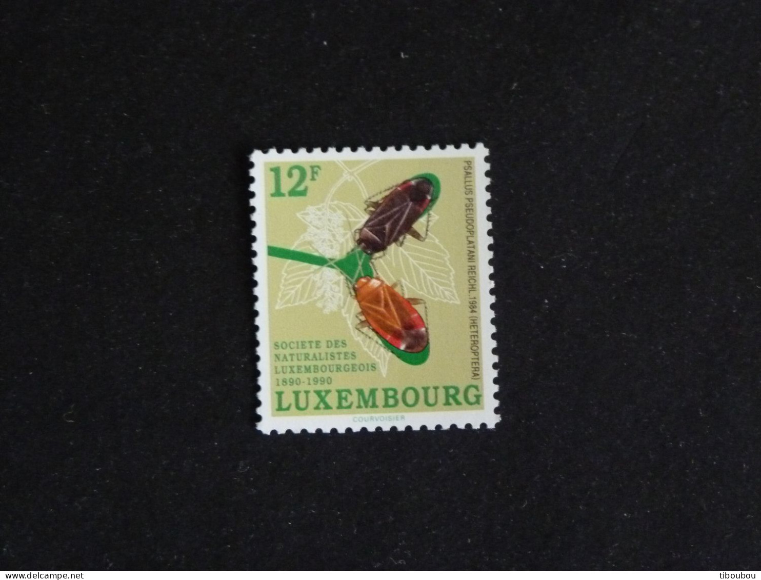 LUXEMBOURG LUXEMBURG YT 1197 ** MNH - SOCIETE DES NATURALISTES INSECTE INSECT - Unused Stamps