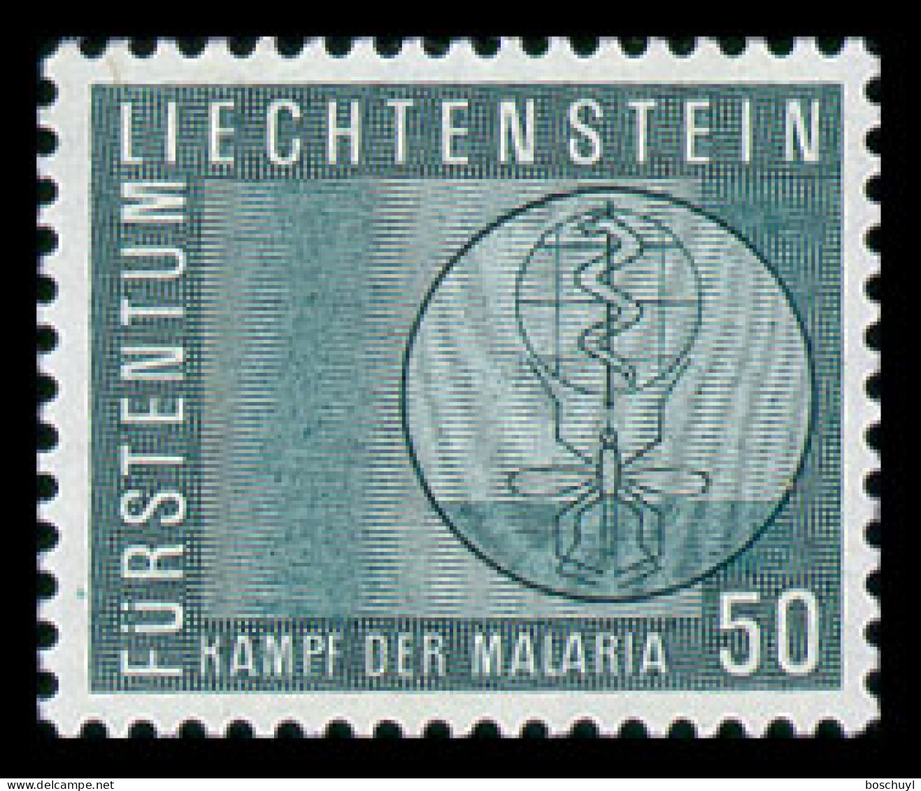 Liechtenstein, 1962, Fight Against Malaria, WHO, United Nations, MNH, Michel 419 - Nuovi