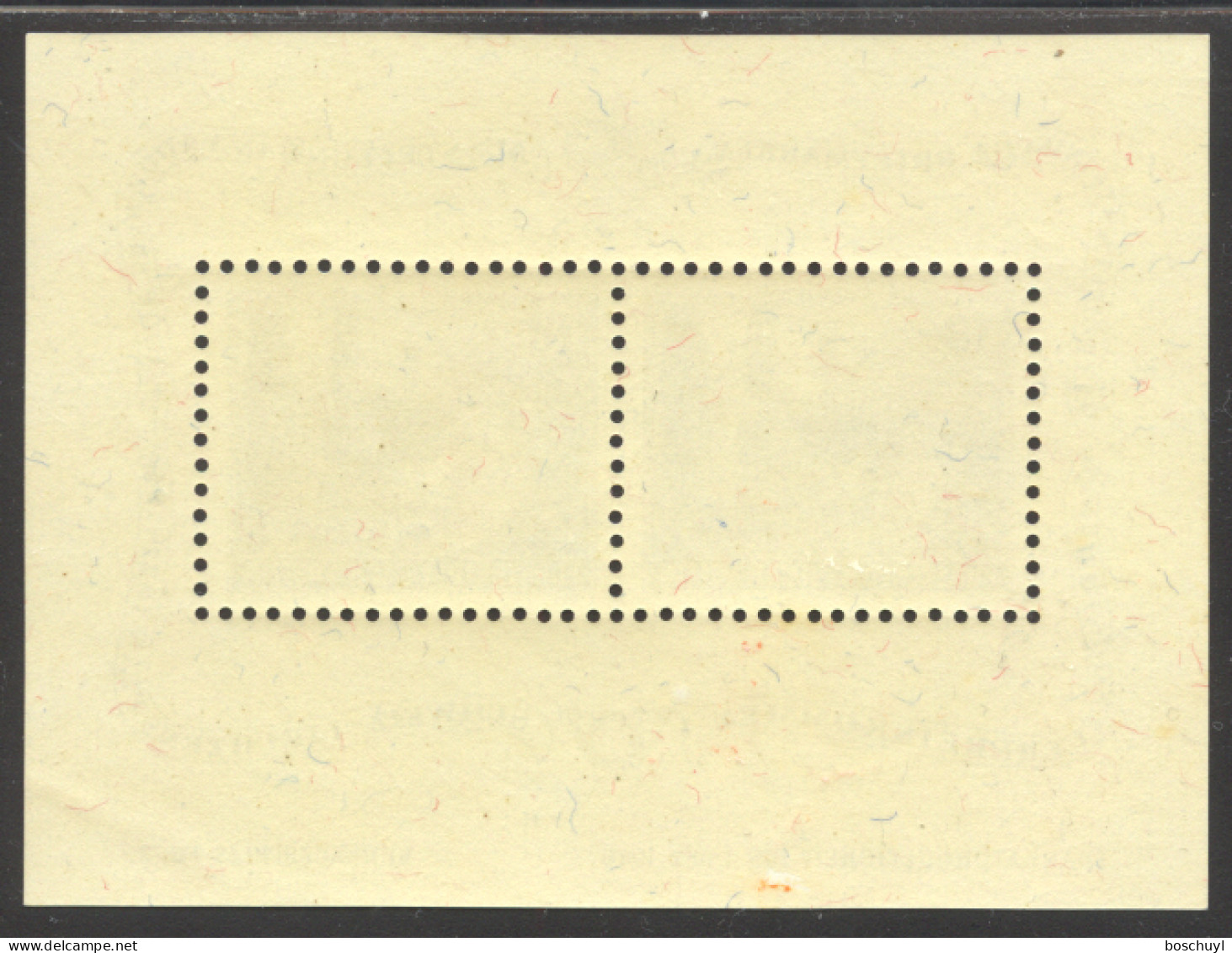 Liechtenstein, 1946, Coach, Horses, Postal Treaty, Philatelic Exhibition, MNH, Gum Defect, Michel Block 4 - Blocks & Kleinbögen