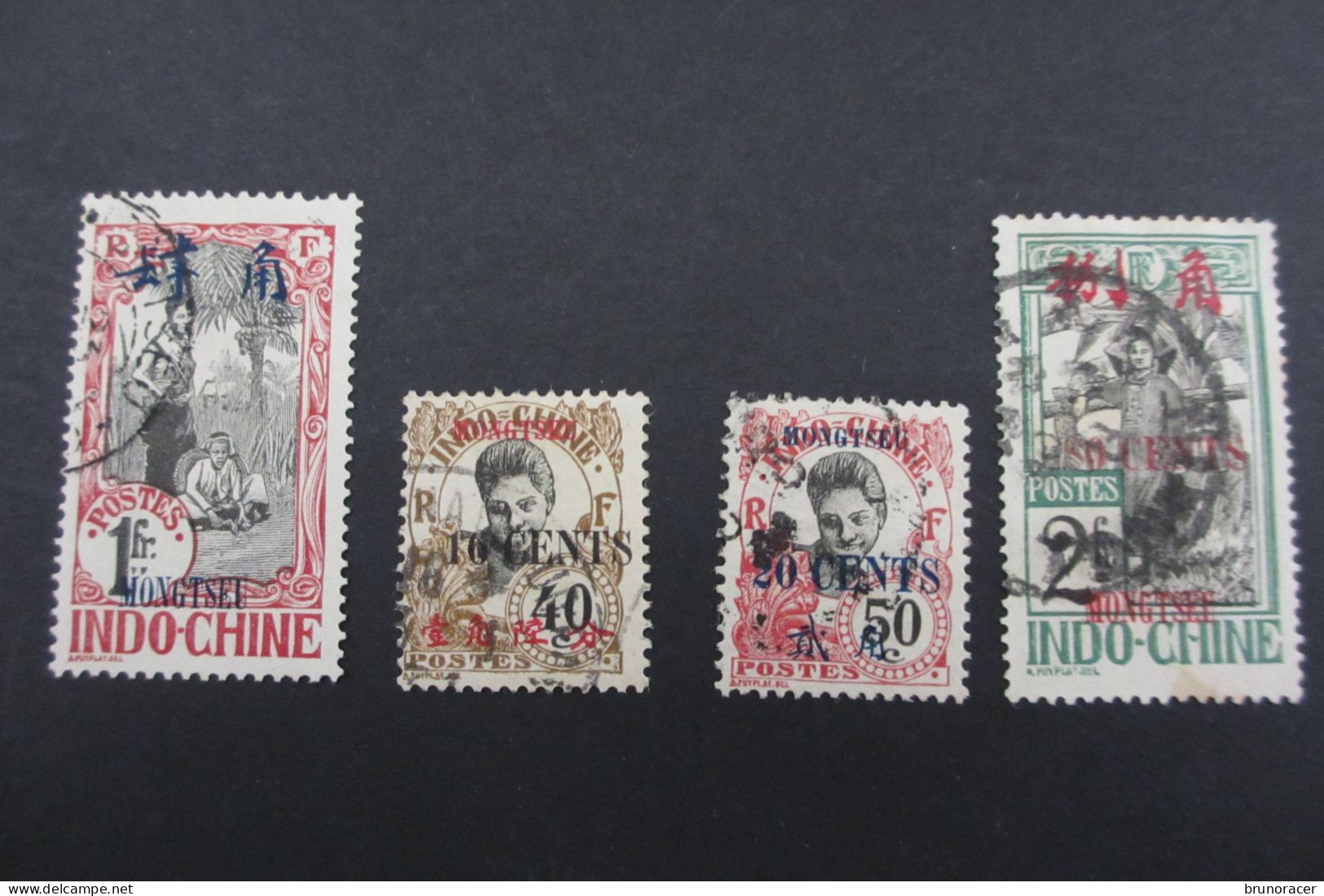 MONG-TZEU N°47/61/62/65 Oblit. TB COTE 49 EUROS VOIR SCANS - Used Stamps