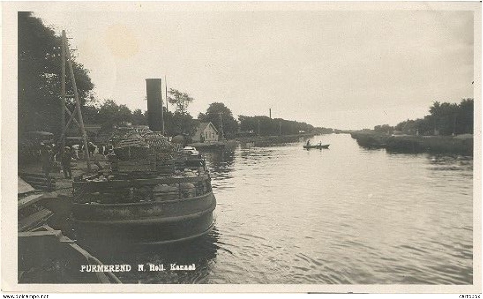 Purmerend, N. Holl. Kanaal (binnenscheepvaart)  ( Fotokaart) - Purmerend