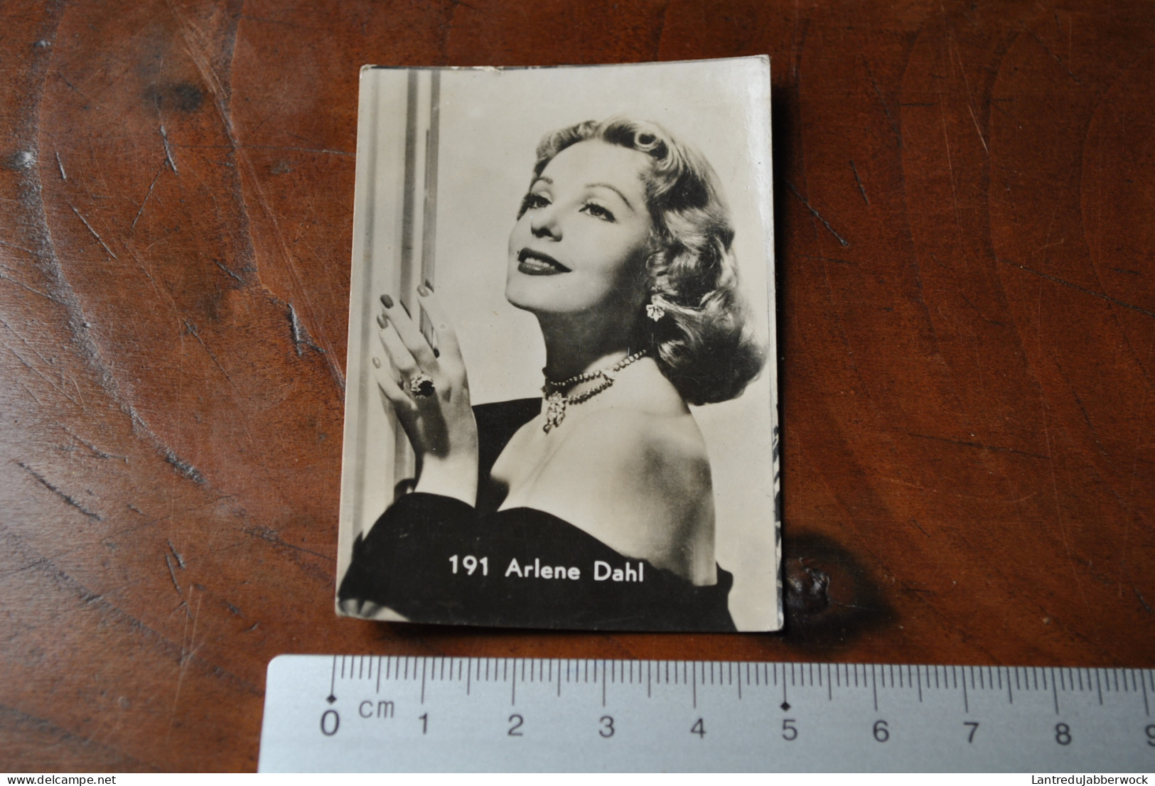 Arlene Dahl Photo (5 X 7cm) Chromos Belgian Chewing Gum Chocolat Cigarette Cinéma Vedette Acteur Actrice - Other & Unclassified