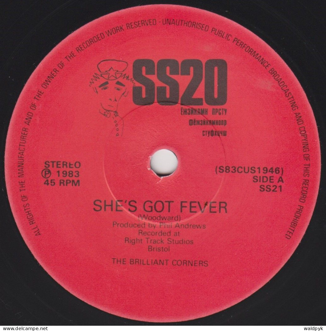 THE BRILLIANT CORNERS - She's Got Fever - Other - English Music