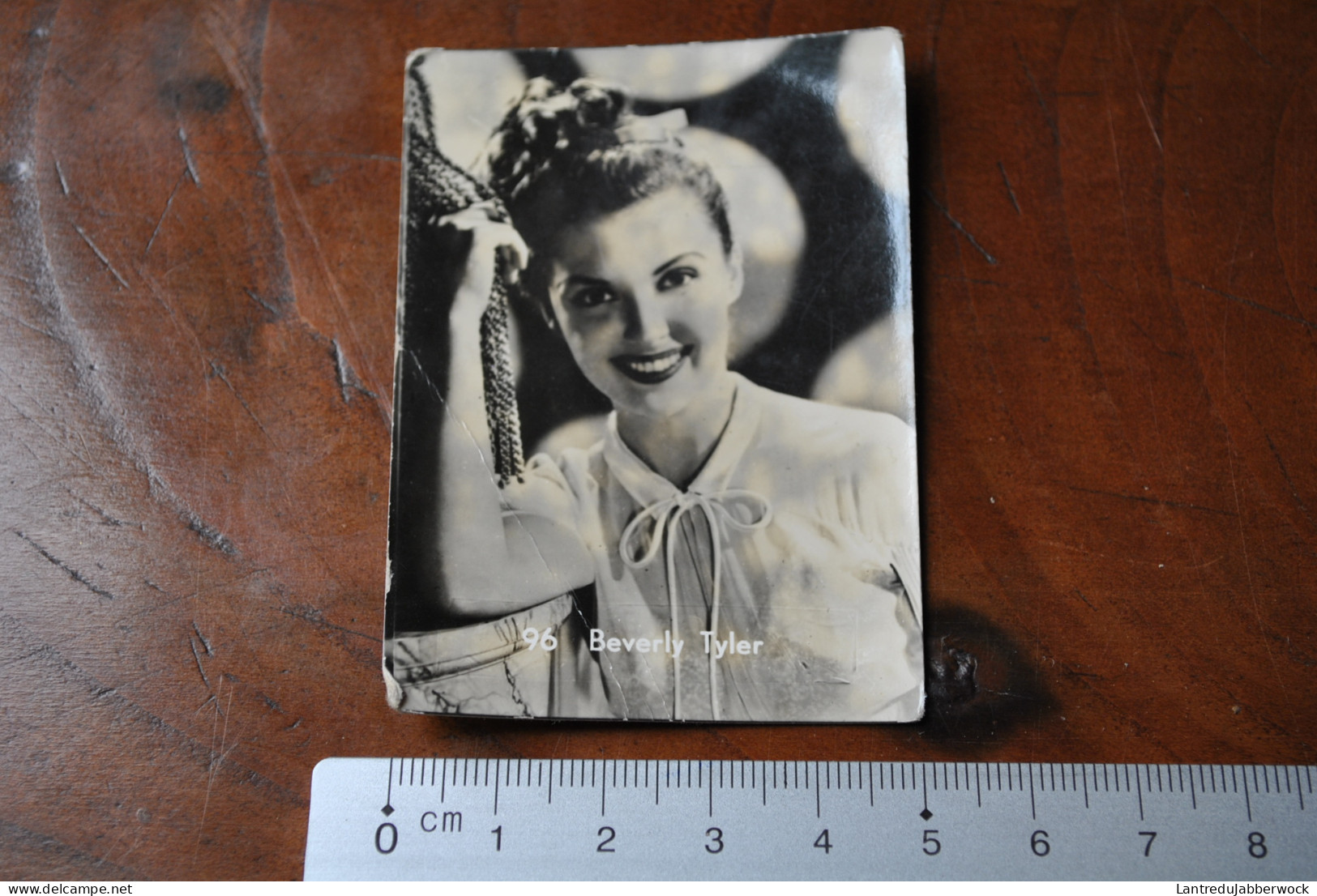 Beverly Tyler Photo (5 X 7cm) Chromos Belgian Chewing Gum Chocolat Cigarette Cinéma Vedette Acteur Actrice - Other & Unclassified