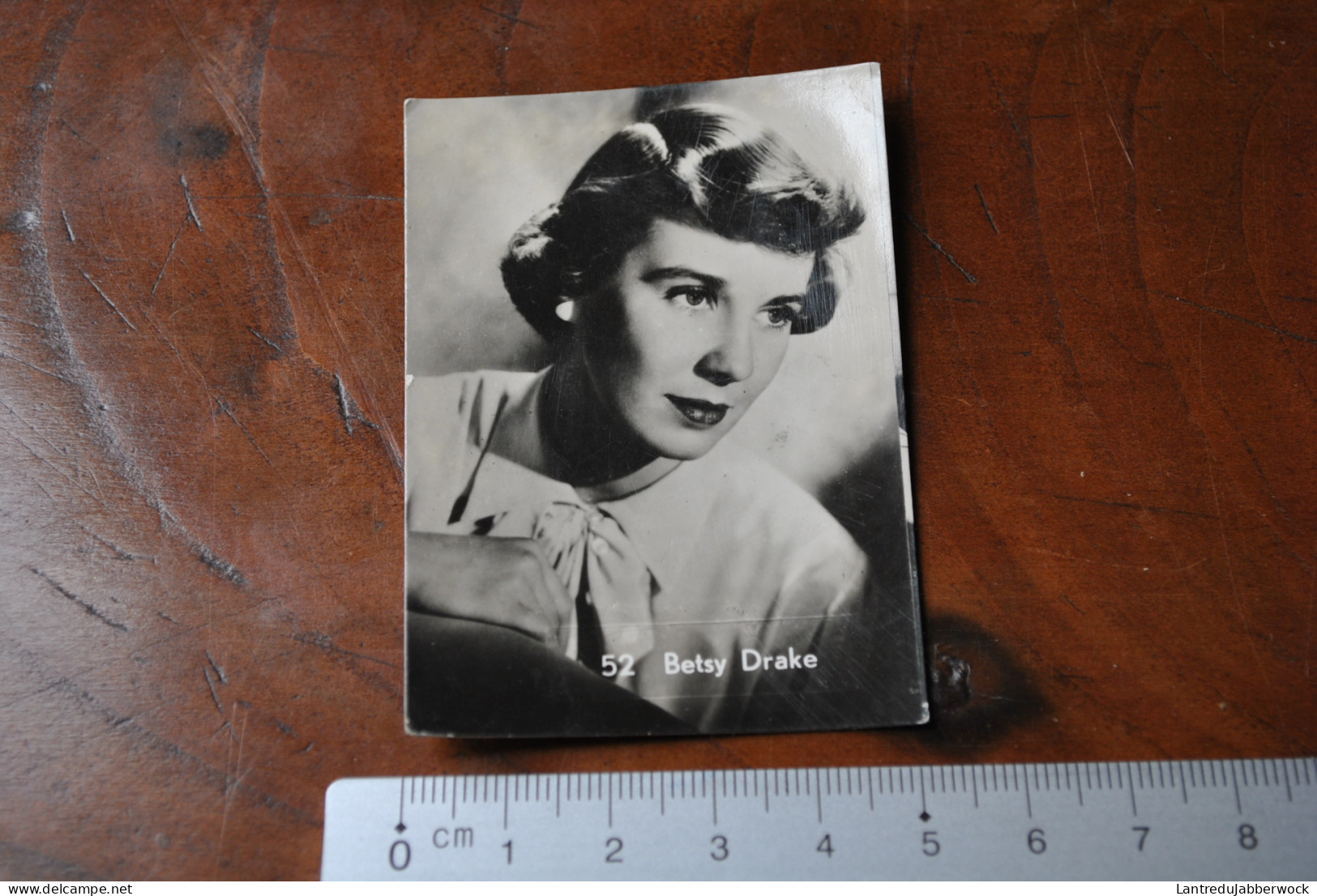 Betsy Drake Photo (5 X 7cm) Chromos Belgian Chewing Gum Chocolat Cigarette Cinéma Vedette Acteur Actrice - Sonstige & Ohne Zuordnung