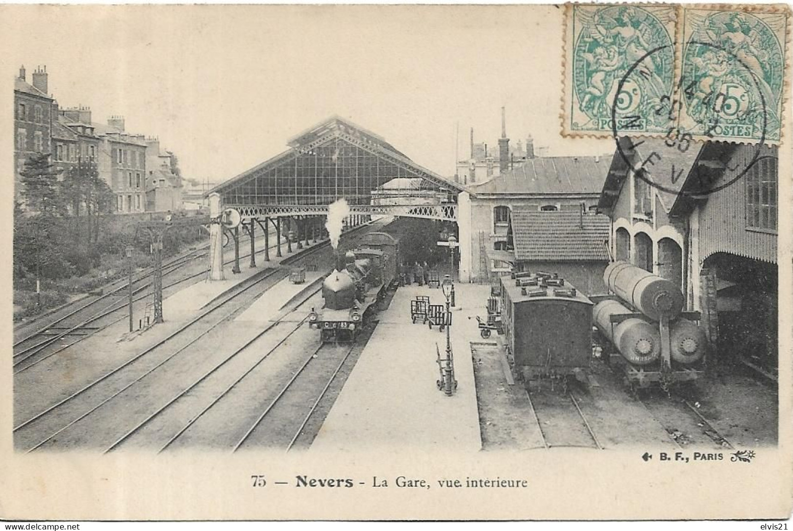 NEVERS La Gare, Vue Intérieure - Nevers