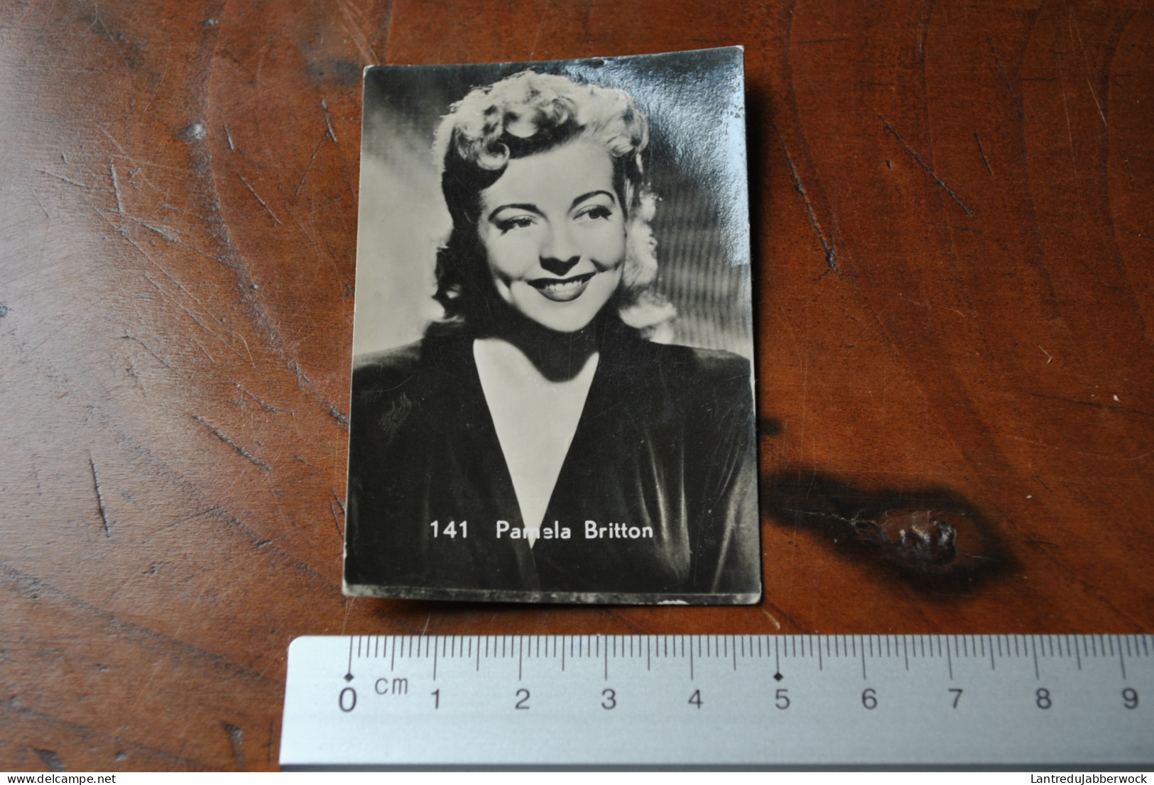 Pamela Britton Photo (5 X 7cm) Chromos Belgian Chewing Gum Chocolat Cigarette Cinéma Vedette Acteur Actrice - Other & Unclassified