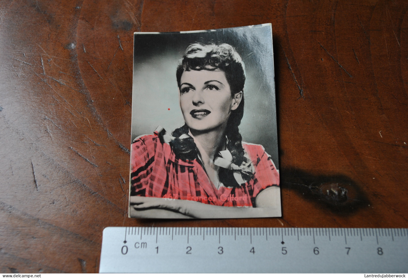 Frances Gifford Photo (5 X 7cm) Chromos Belgian Chewing Gum Chocolat Cigarette Cinéma Vedette Acteur Actrice - Autres & Non Classés