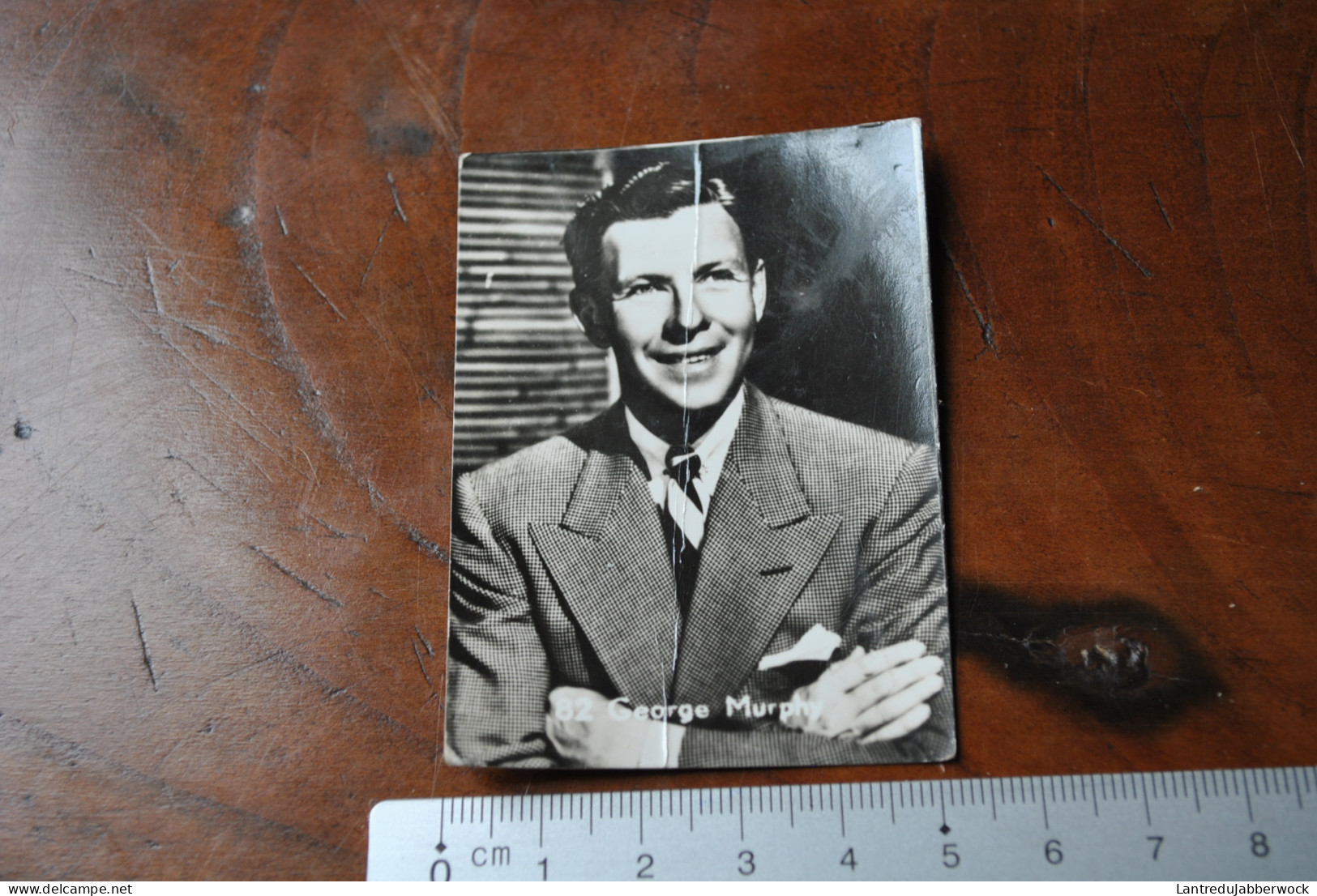 George Murphy Photo (5 X 7cm) Chromos Belgian Chewing Gum Chocolat Cigarette Cinéma Vedette Acteur Actrice - Andere & Zonder Classificatie