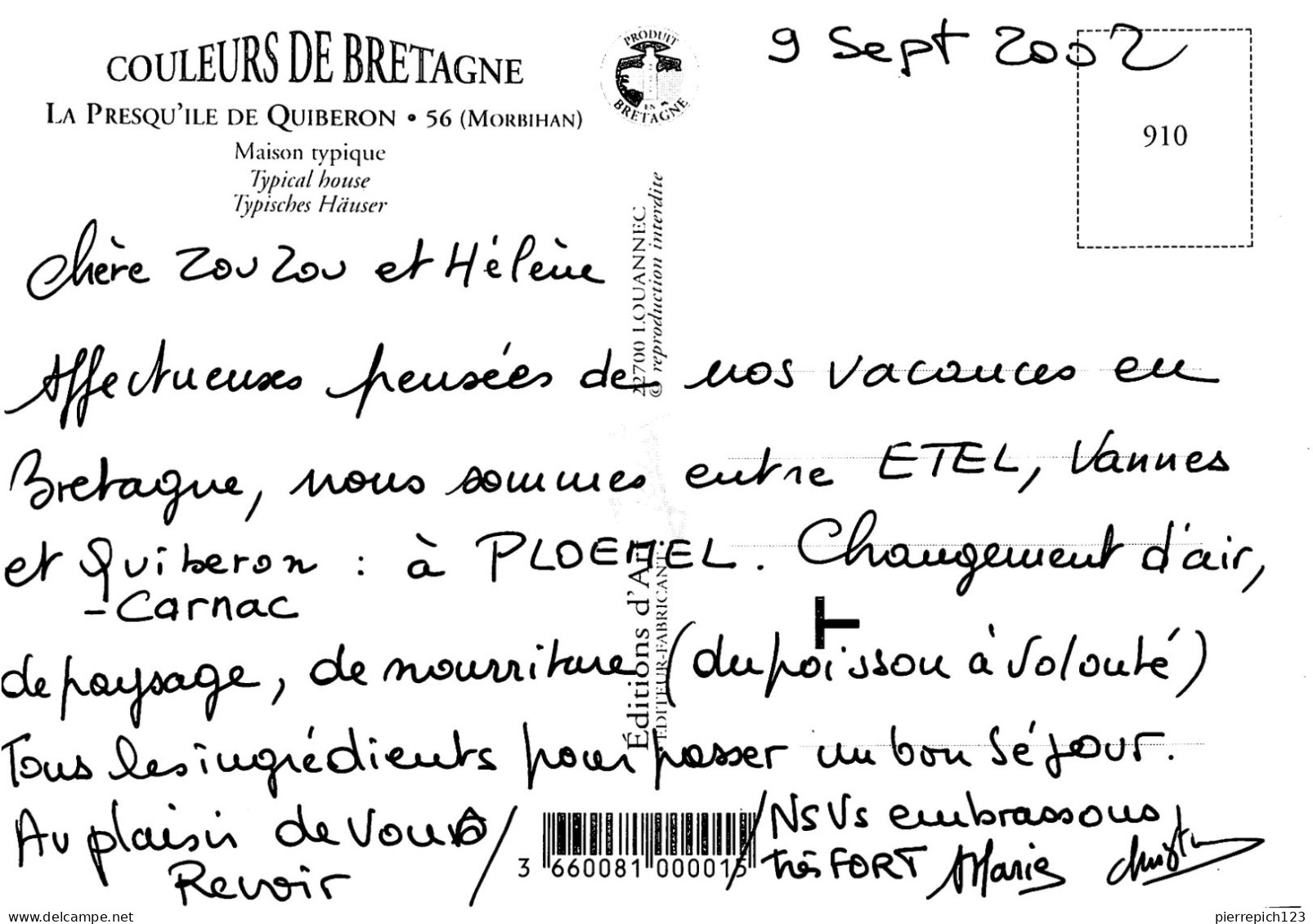 56 - La Presqu'île De Quiberon - Maison Typique - Quiberon