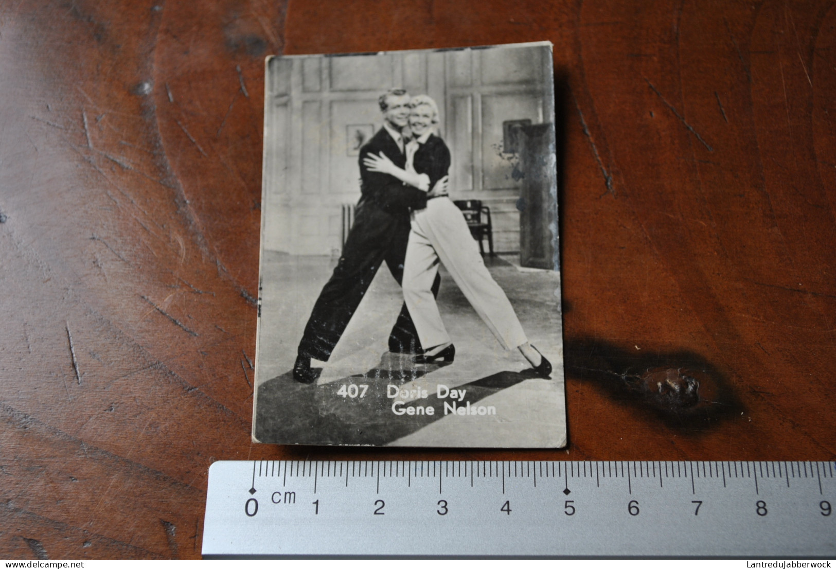 Doris Day Gene Nelson Photo (5 X 7cm) Chromos Belgian Chewing Gum Chocolat Cigarette Cinéma Vedette Acteur Actrice - Otros & Sin Clasificación