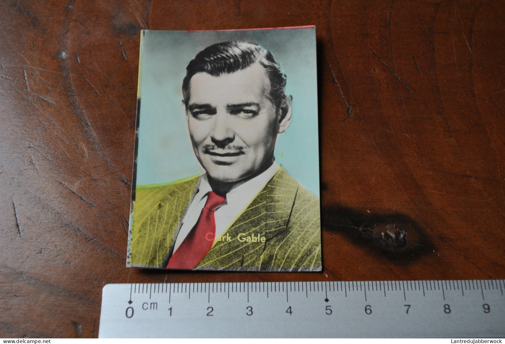 Clark Gable Photo (5 X 7cm) Chromos Belgian Chewing Gum Chocolat Cigarette Cinéma Vedette Acteur Actrice - Sonstige & Ohne Zuordnung