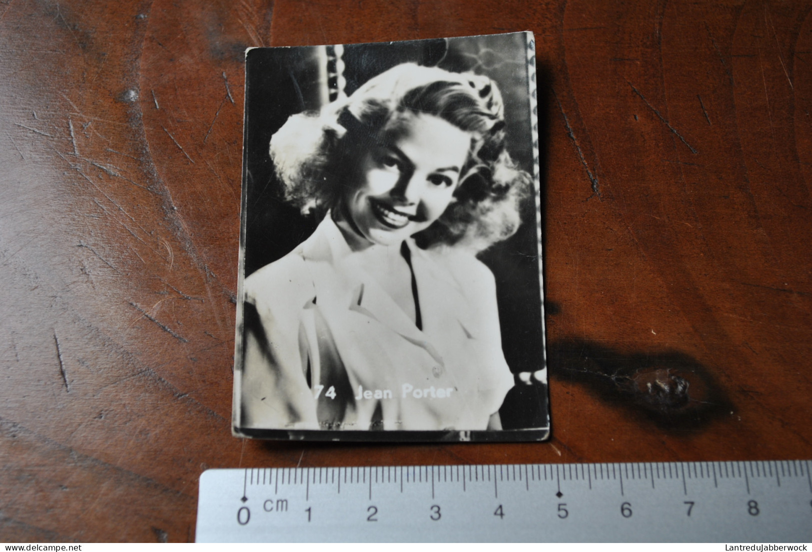 Jean Porter Photo (5 X 7cm) Chromos Belgian Chewing Gum Chocolat Cigarette Cinéma Vedette Acteur Actrice - Autres & Non Classés