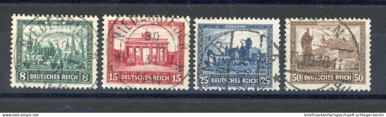 Deutsches Reich, 1930, 450-53, Gestempelt - Sonstige & Ohne Zuordnung