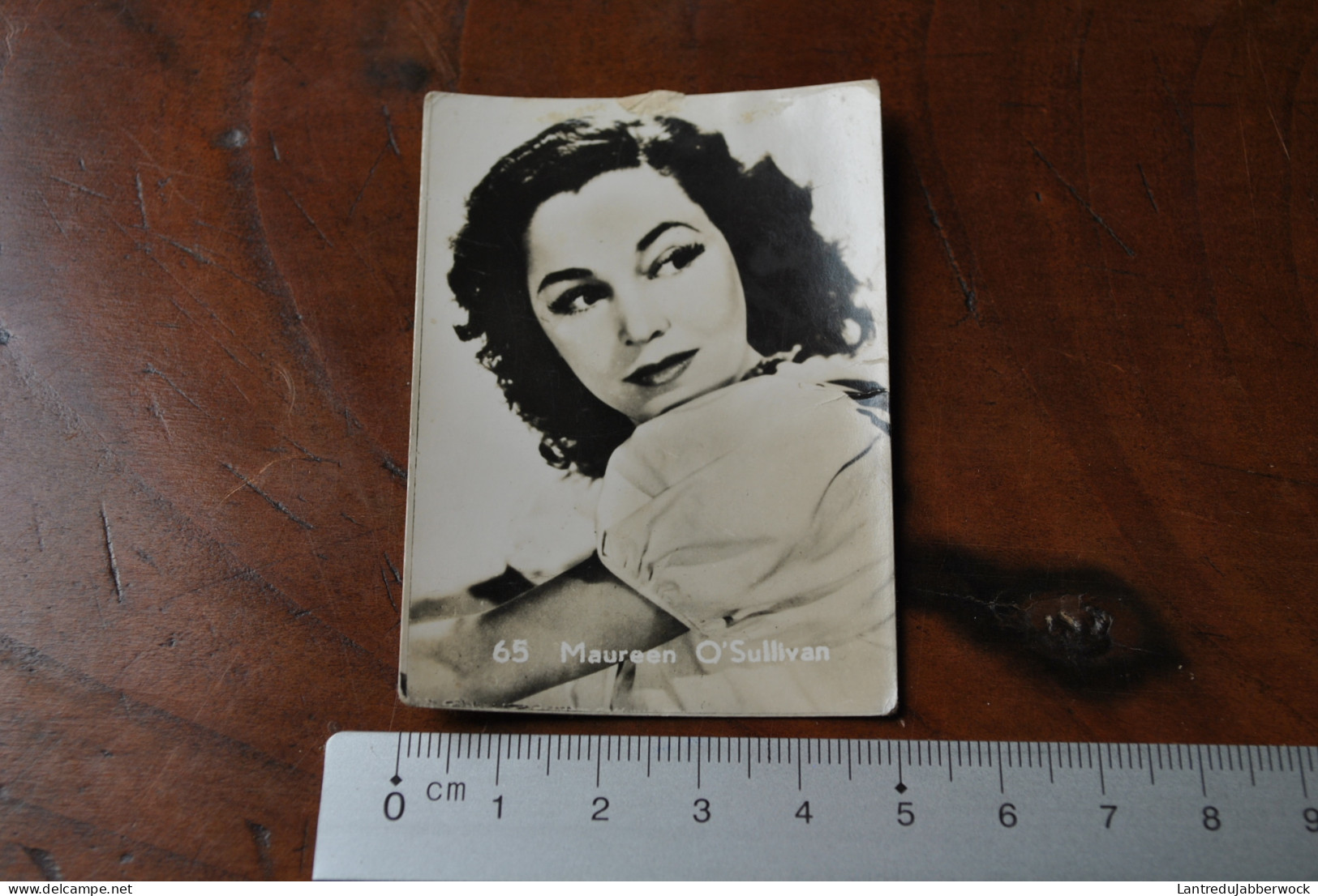 Maureen O'Sullivan Photo (5 X 7cm) Chromos Belgian Chewing Gum Chocolat Cigarette Cinéma Vedette Acteur Actrice - Autres & Non Classés