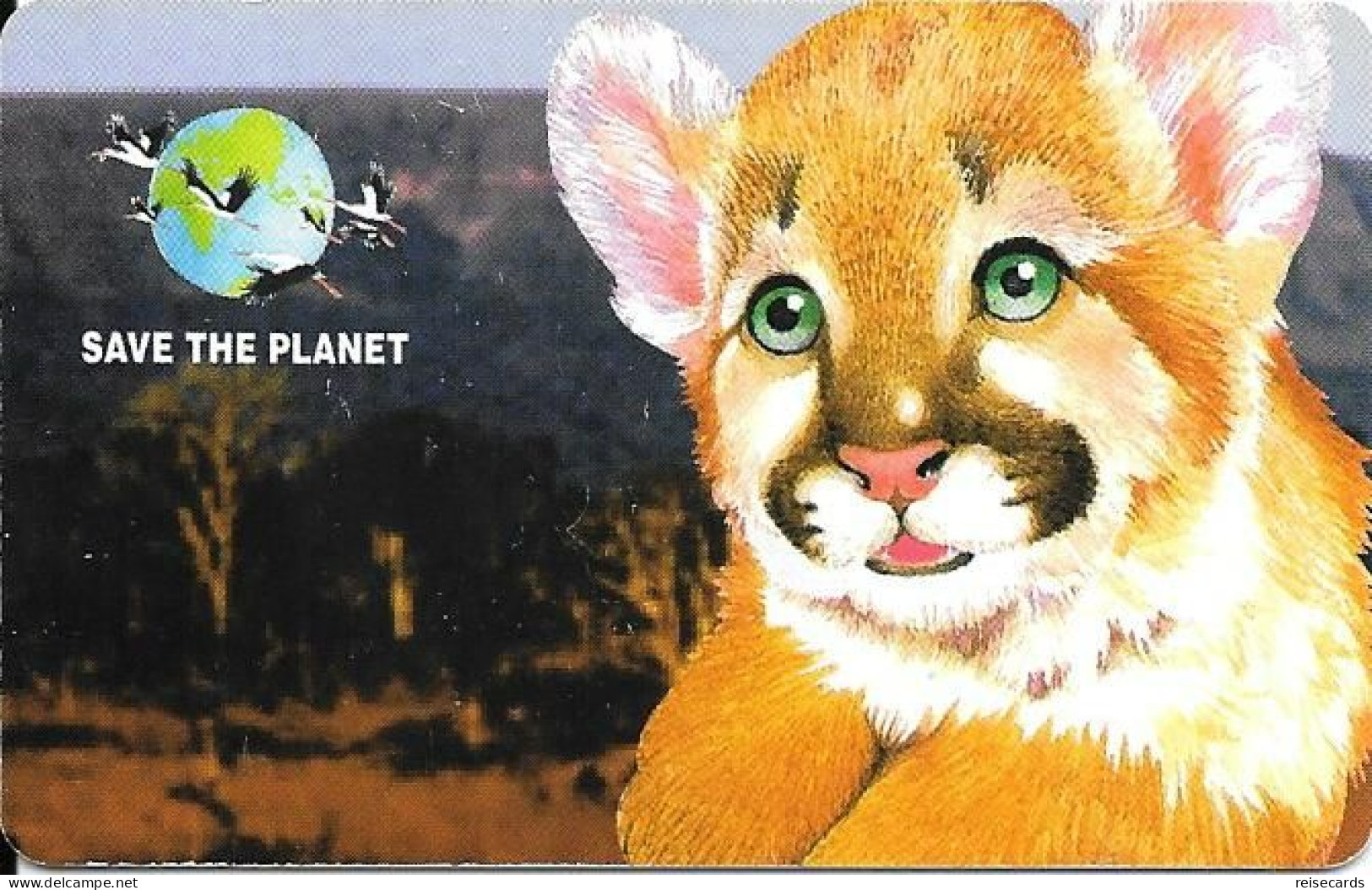 Italy: Prepaid GlobalOne - Save The Planet 37, Puma - [2] Tarjetas Móviles, Prepagadas & Recargos