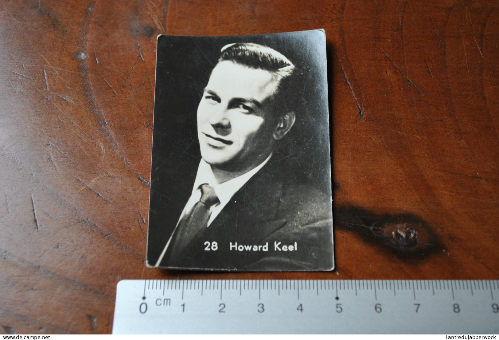 Howard Keel Photo (5 X 7cm) Chromos Belgian Chewing Gum Chocolat Cigarette Cinéma Vedette Acteur Actrice - Other & Unclassified