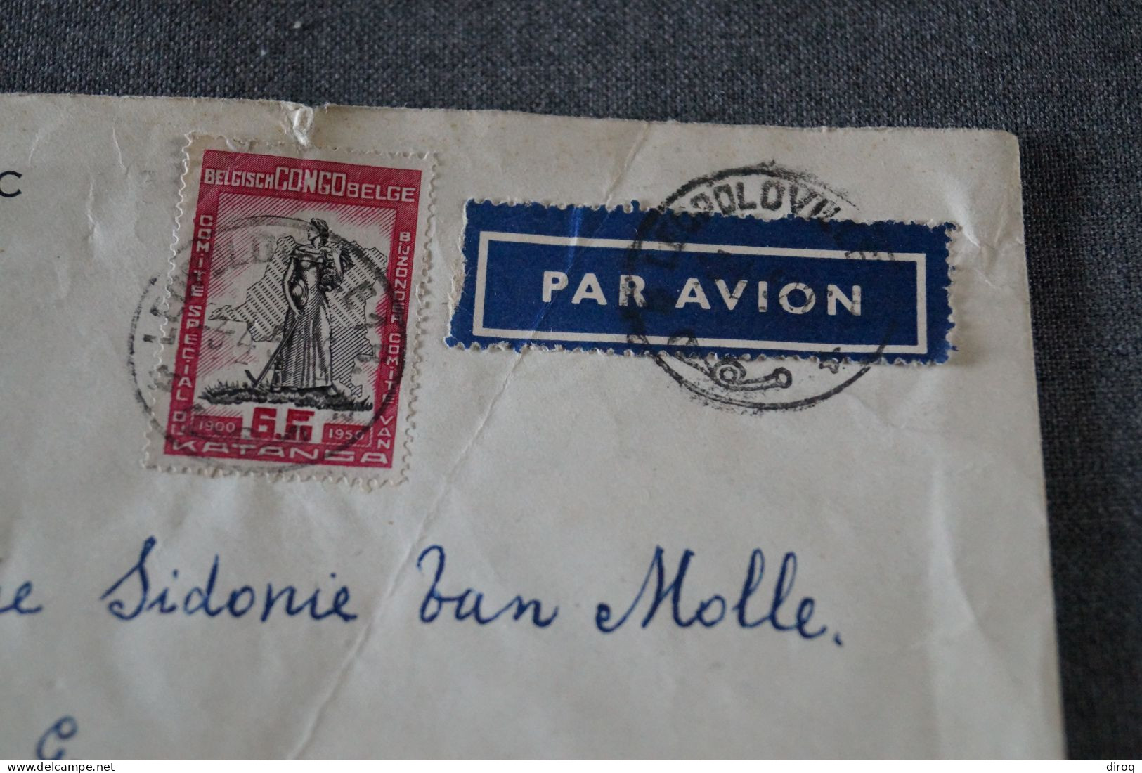 Très Bel Envoi Congo Belge,1950,Léopoldville - Belgique, + Courrier, Pour Collection - Covers & Documents