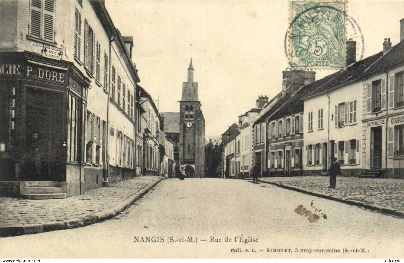 NANGIS (S Et M) Rue De L'Eglise RV - Nangis