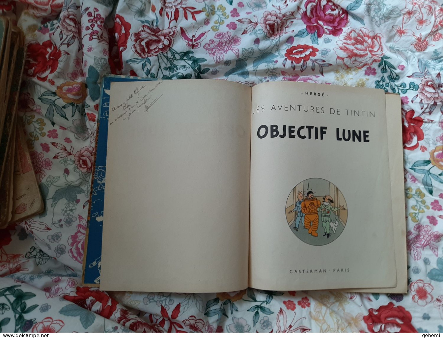 Objectif Lune B8 1953 - Tintin