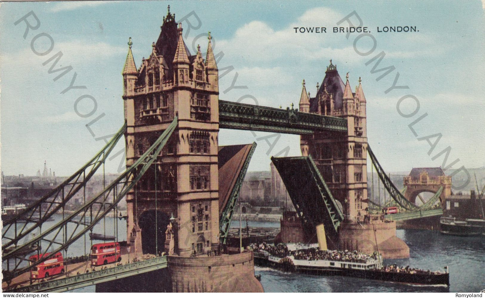 CARTOLINA  C9 LONDON,INGHILTERRA,REGNO UNITO-TOWER BRIDGE-VIAGGIATA 1957 - Otros & Sin Clasificación