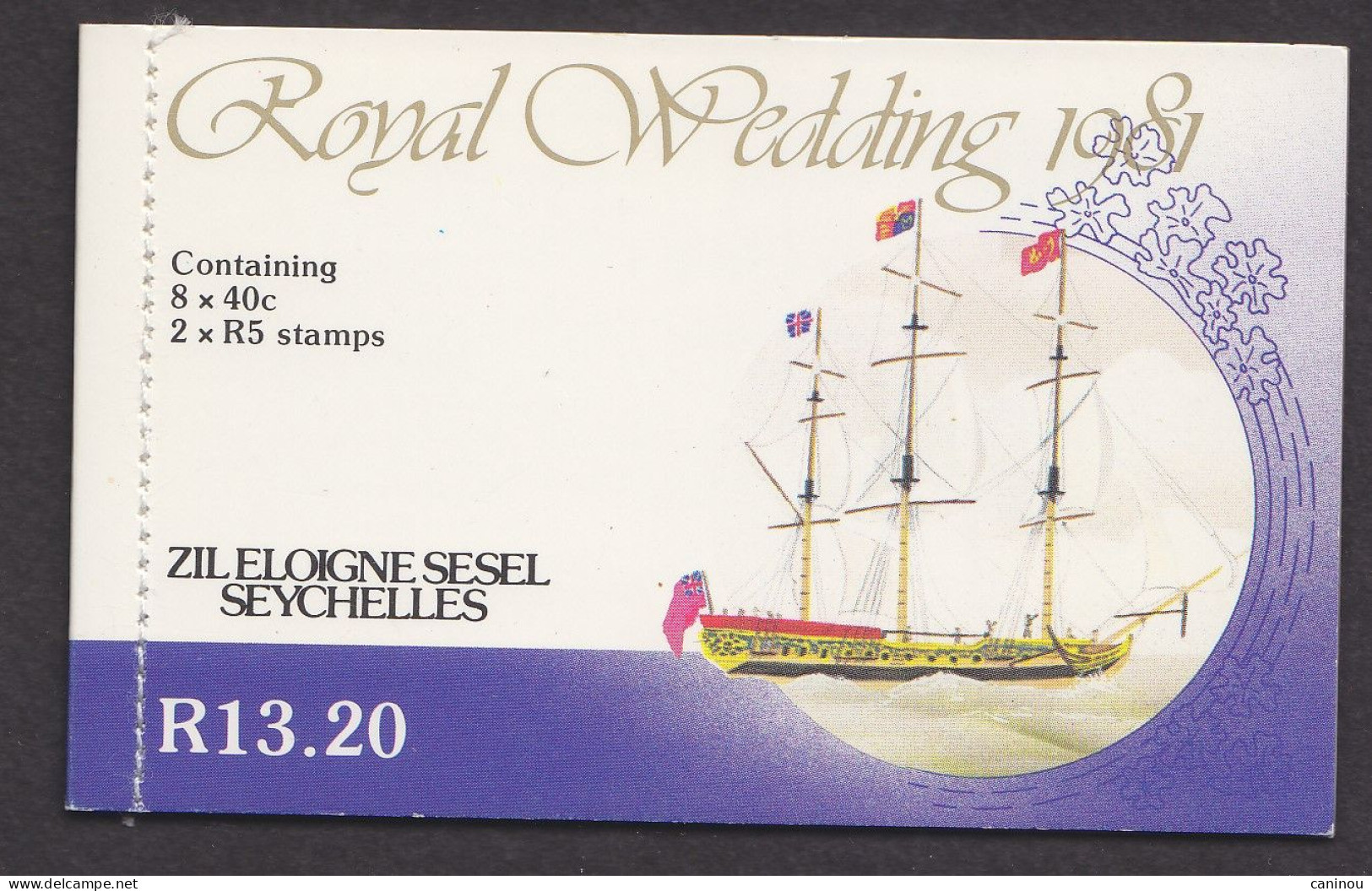 SEYCHELLES ILES ELOIGNEES CARNET  Y & T 23 24 MARIAGE CHARLES LADY DIANA 1981 NEUF - Seychelles (1976-...)