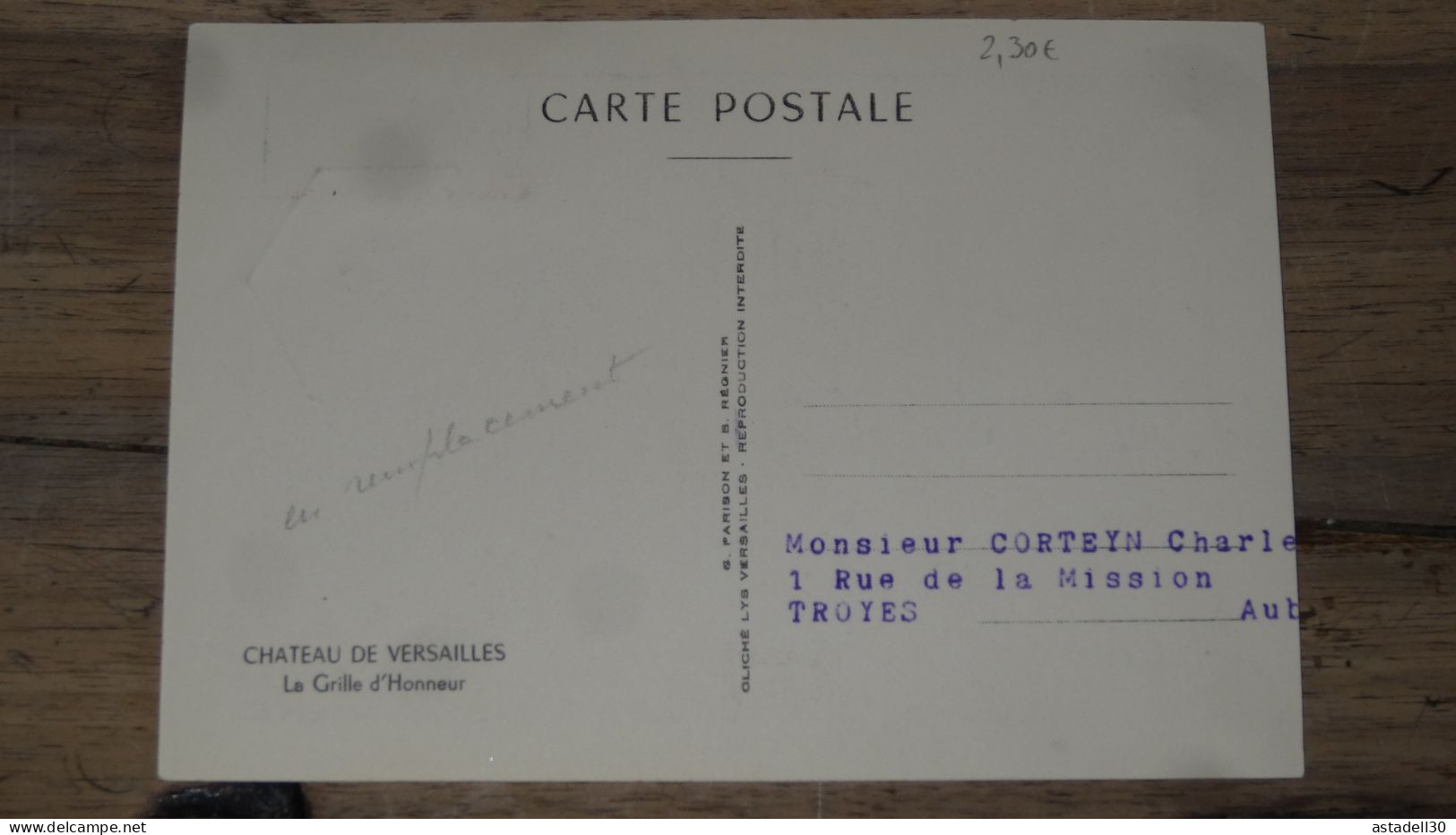 Carte Maximum, Chateau De Versailles - 1954  ...... PHI .........240424-G1362 - 1950-1959