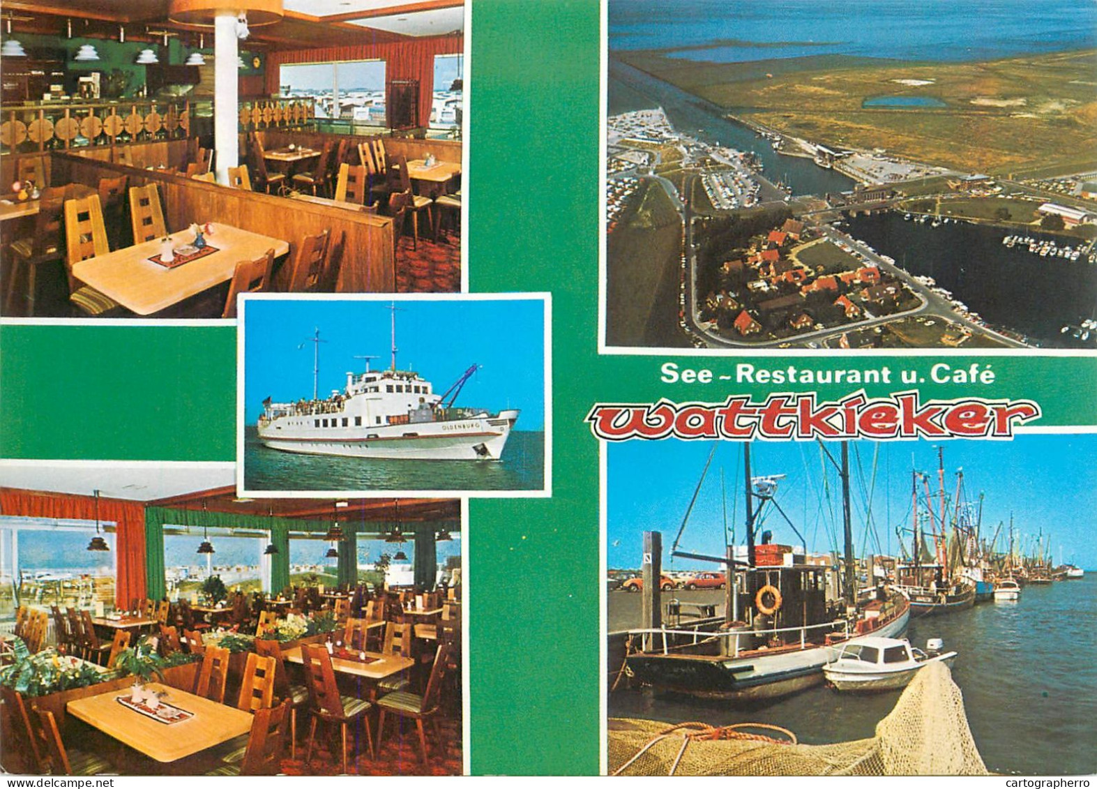 Navigation Sailing Vessels & Boats Themed Postcard Pleasure Cruise Restaurant - Velieri