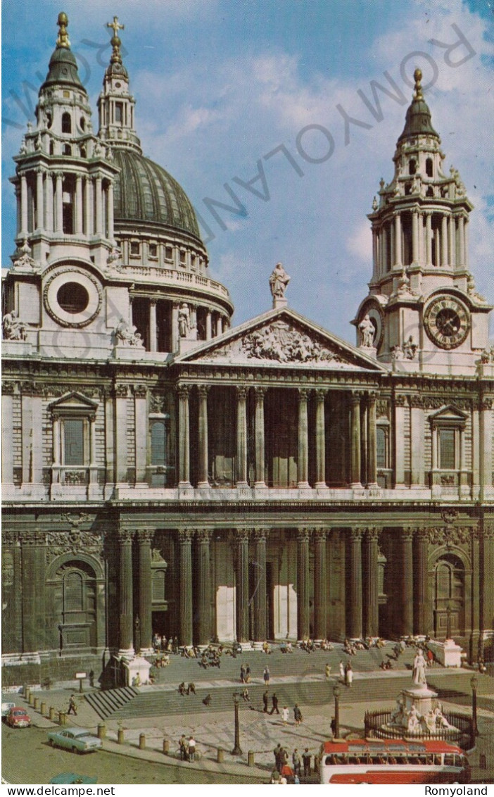 CARTOLINA  C9 LONDON,INGHILTERRA,REGNO UNITO-ST.PAUL'S CATHEDRAL-VIAGGIATA 1969 - St. Paul's Cathedral