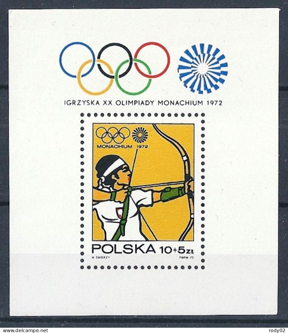 POLOGNE - JEUX OLYMPIQUES - 5 BLOCS FEUILLETS - NEUF** MNH - Autres & Non Classés