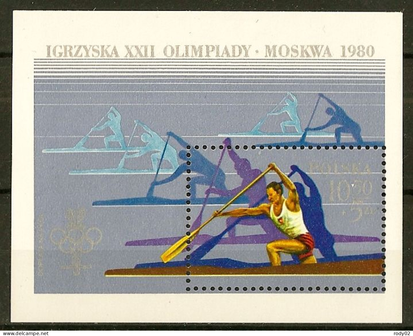 POLOGNE - JEUX OLYMPIQUES - 5 BLOCS FEUILLETS - NEUF** MNH - Sonstige & Ohne Zuordnung