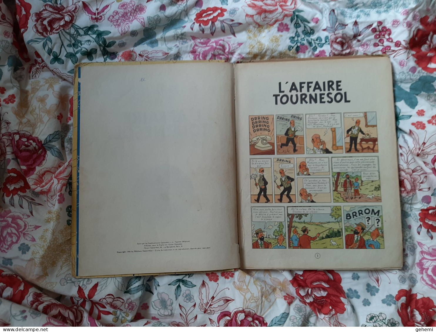 L'affaire Tournesol B21 1957 - Tintin
