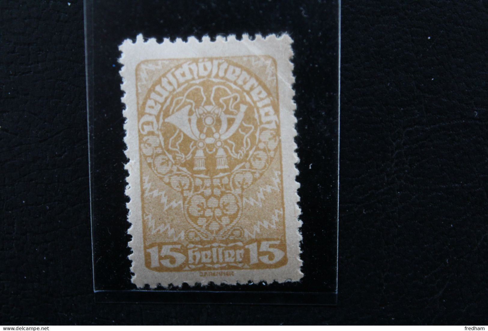 1920 Mi AT 262y PAPIER EPAIS GRIS 15 HELLER NEUF MH - Unused Stamps