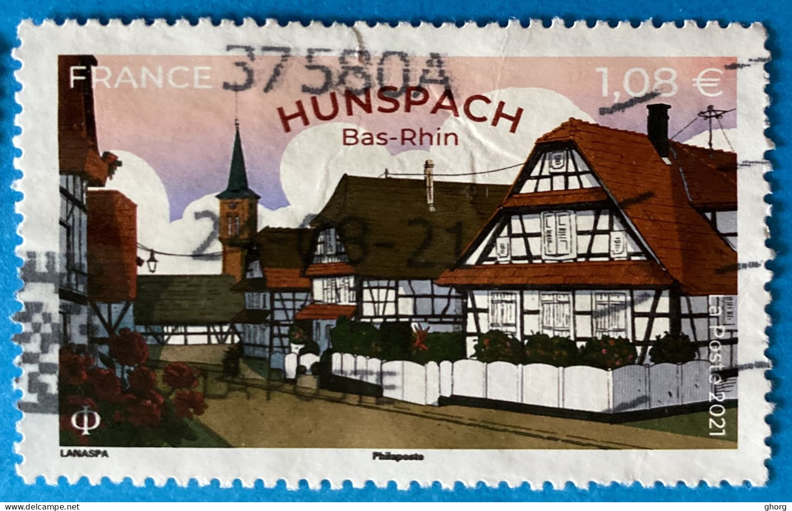 France 2021 : Hunspach (Bas-rhin) N°5506 Oblitéré - Gebruikt