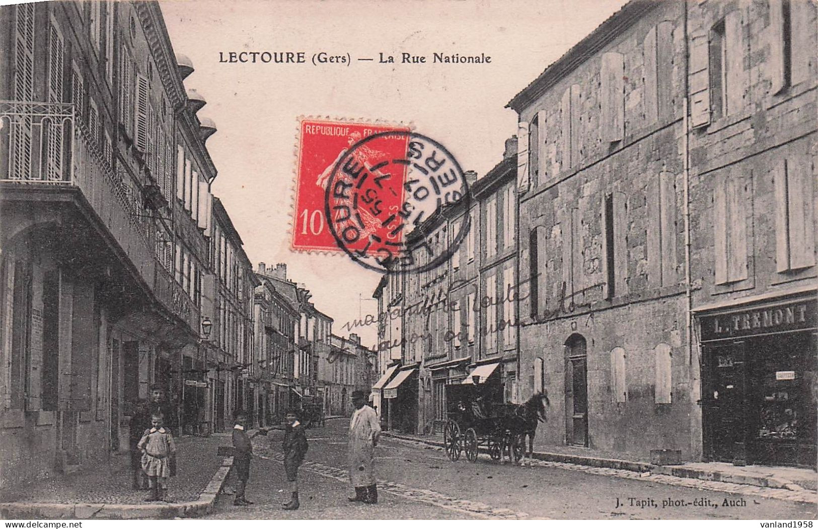 LECTOURE-la Rue Nationale - Lectoure