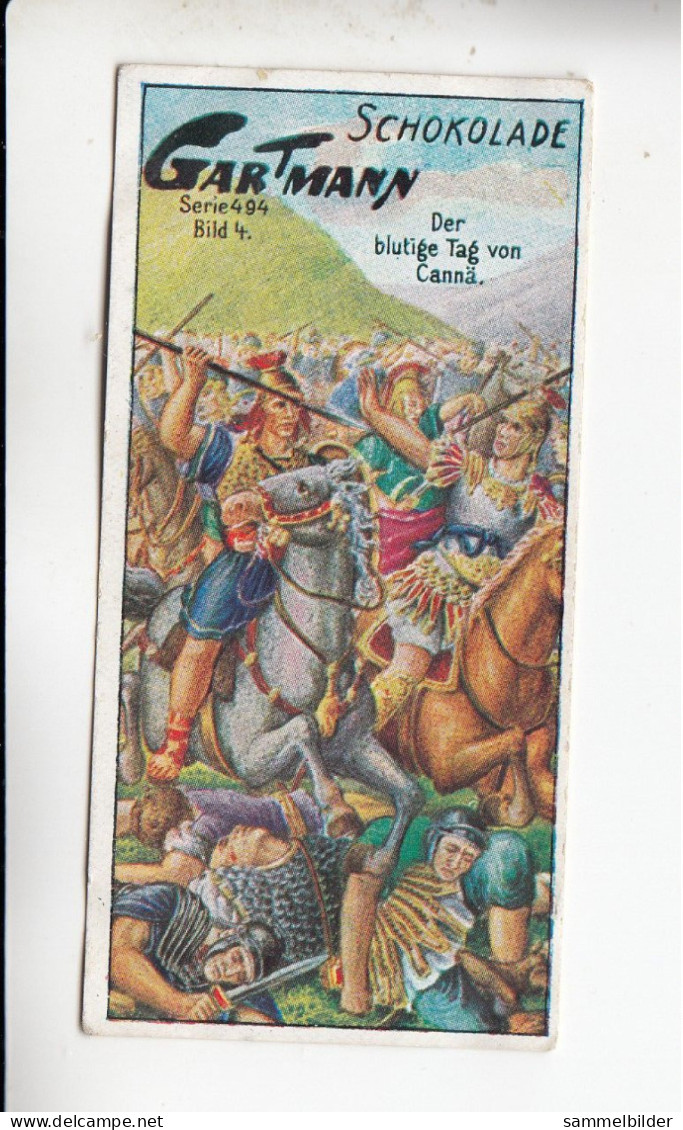 Gartmann Hannibals Kriegszug  Der Blutige Tag Von Cannä Serie 494#4 Von 1917 - Andere & Zonder Classificatie