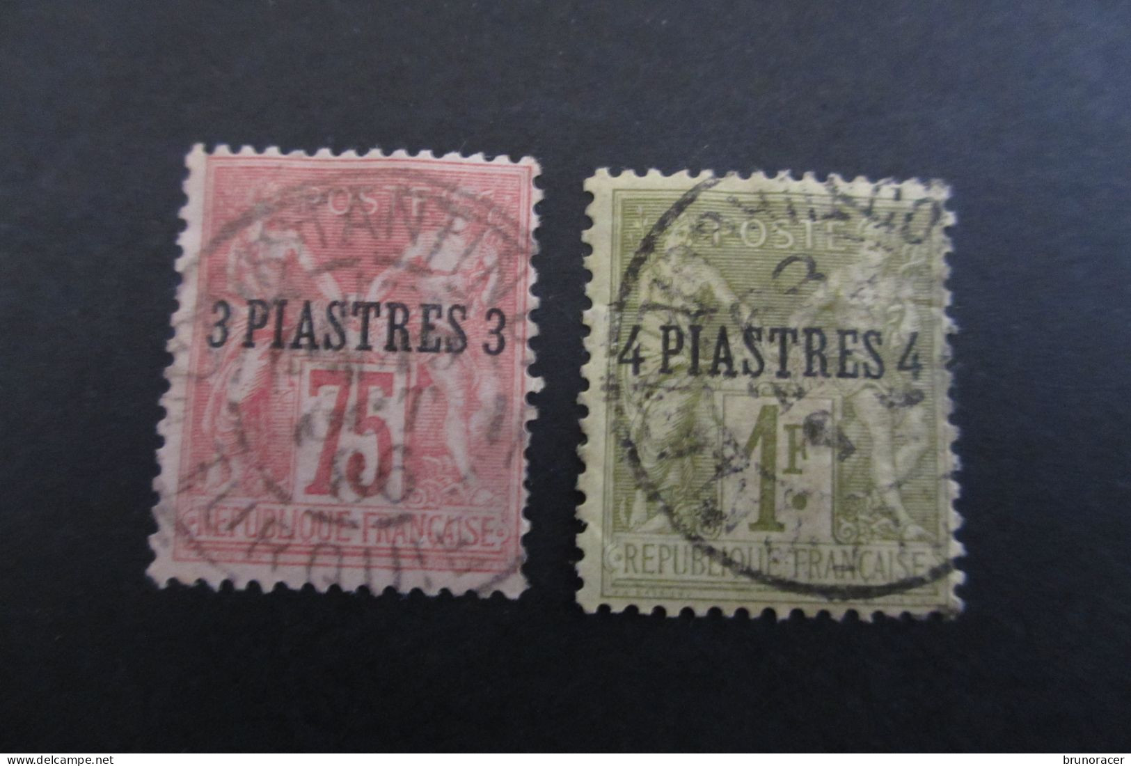 LEVANT BFE N°2/3 Oblit. TB  COTE 36 EUROS VOIR SCANS - Used Stamps