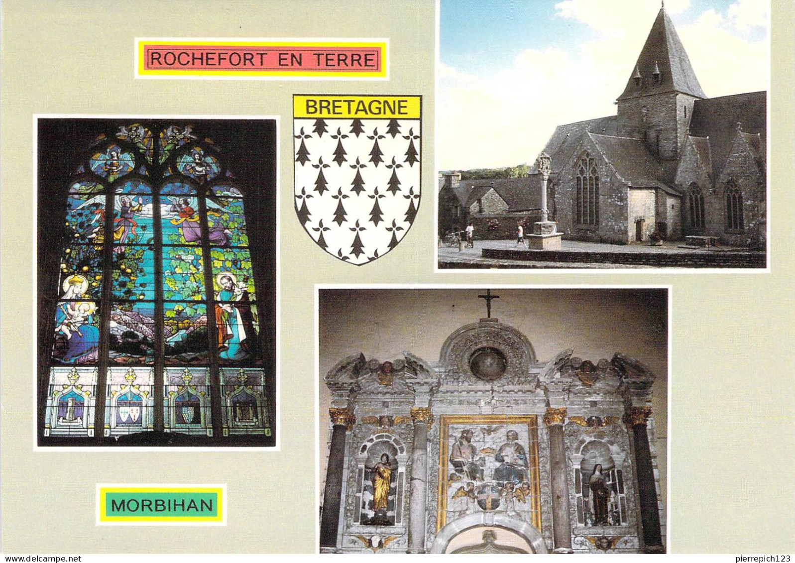 56 - Rochefort En Terre - Eglise Notre Dame De La Tronchaye - Multivues - Rochefort En Terre