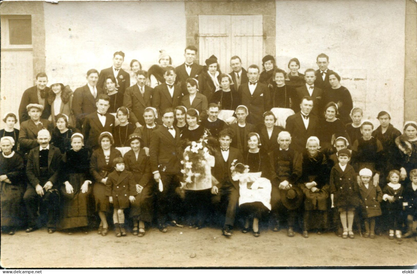 Photo / Carte Postale Groupe Mariage Bretagne - Sonstige & Ohne Zuordnung