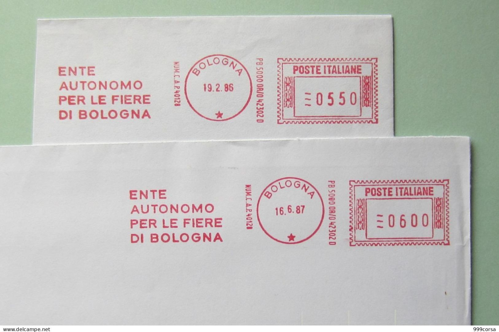 (A047) Affr. Mecc. Fiere E Esposizioni (Parma,Bologna,Milano,Bari,Mostre Tecniche), Ema, Meter, Freistempel - Franking Machines (EMA)