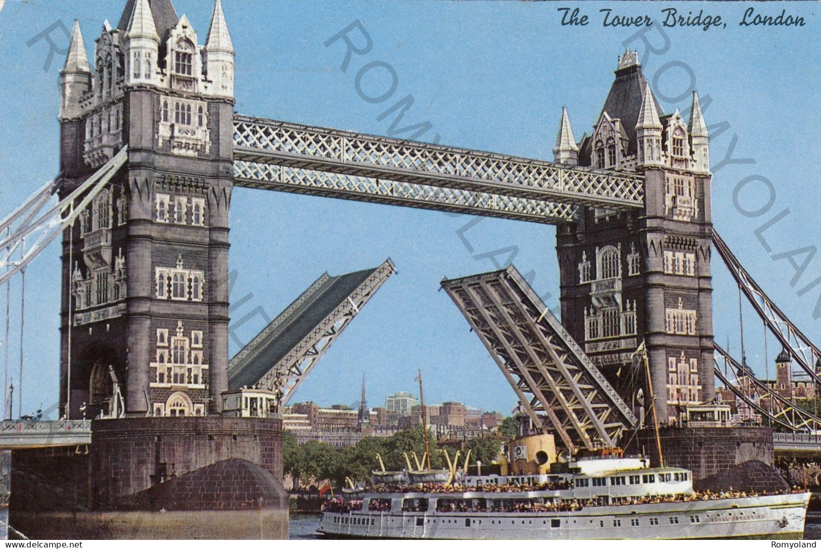 CARTOLINA  C9 LONDON,INGHILTERRA,REGNO UNITO-THE TOWER BRIDGE-VIAGGIATA 1967 - Andere & Zonder Classificatie