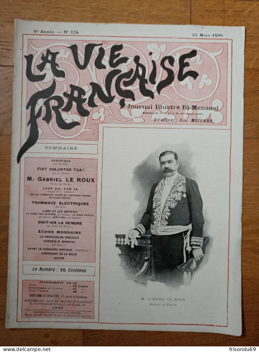 La Vie Française. N124 . 25 Mars 1899 . - 1850 - 1899