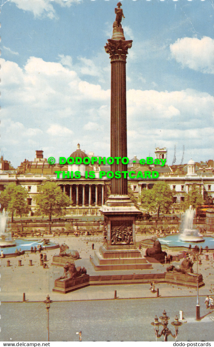 R528341 London. Trafalgar Square. Monument Column. Photographic Greeting Card. N - Other & Unclassified