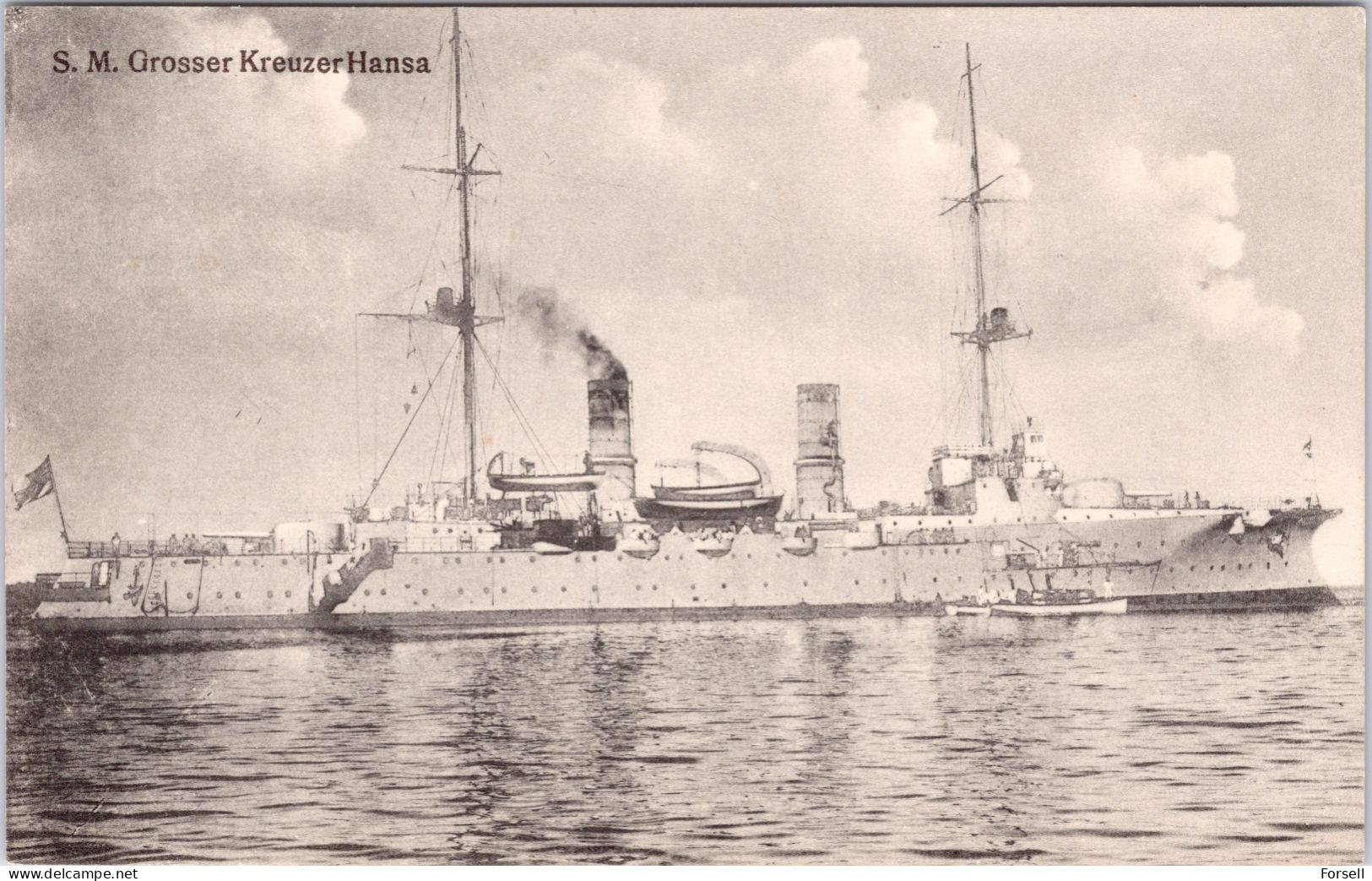S.M. Grosser Kreuzer “Hansa” (Deutschland) (Ungebraucht) - Warships
