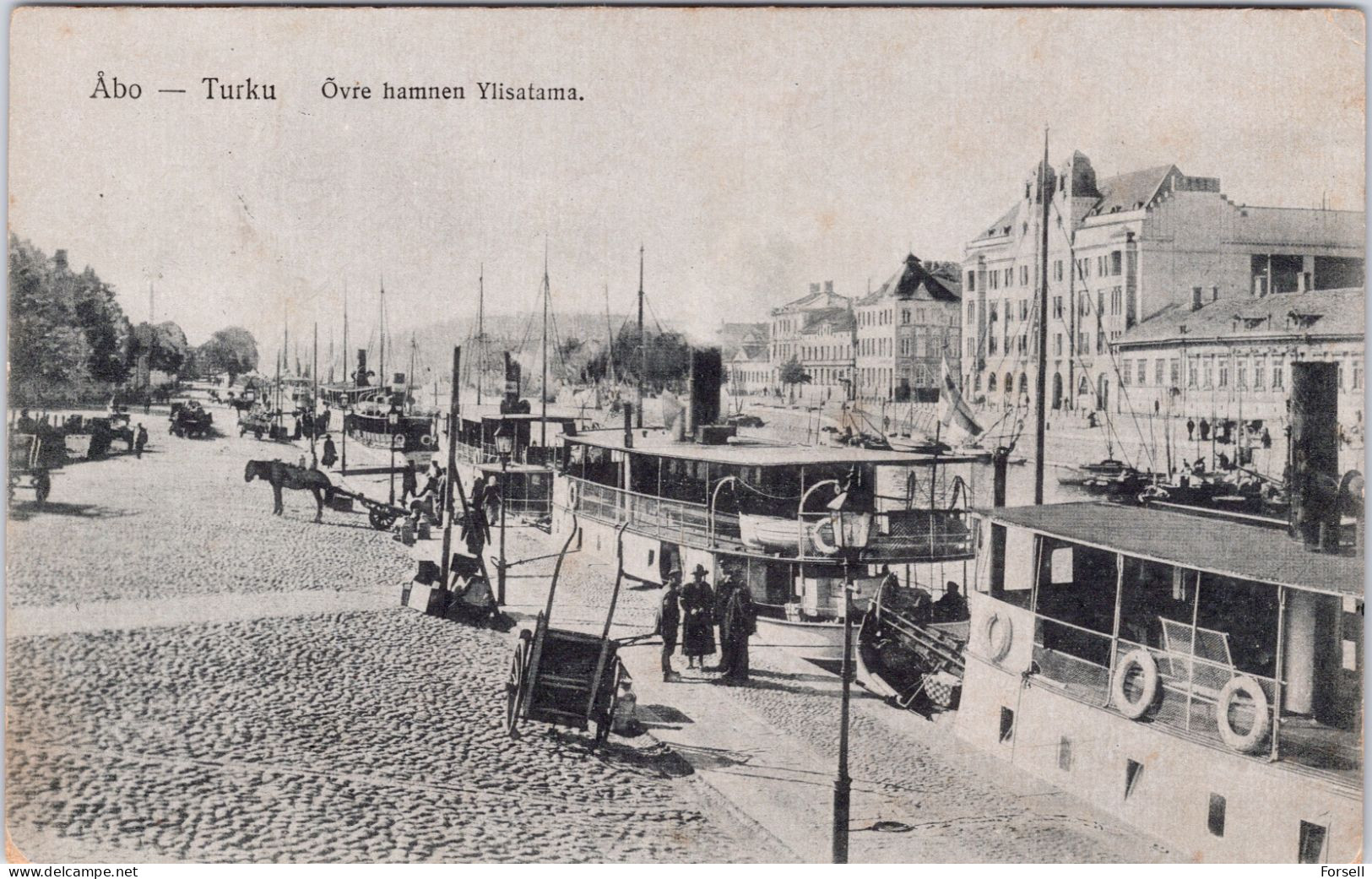 Åbo , Turku , Övre Hamnen , Ylisatama (Sent 1923) - Finnland