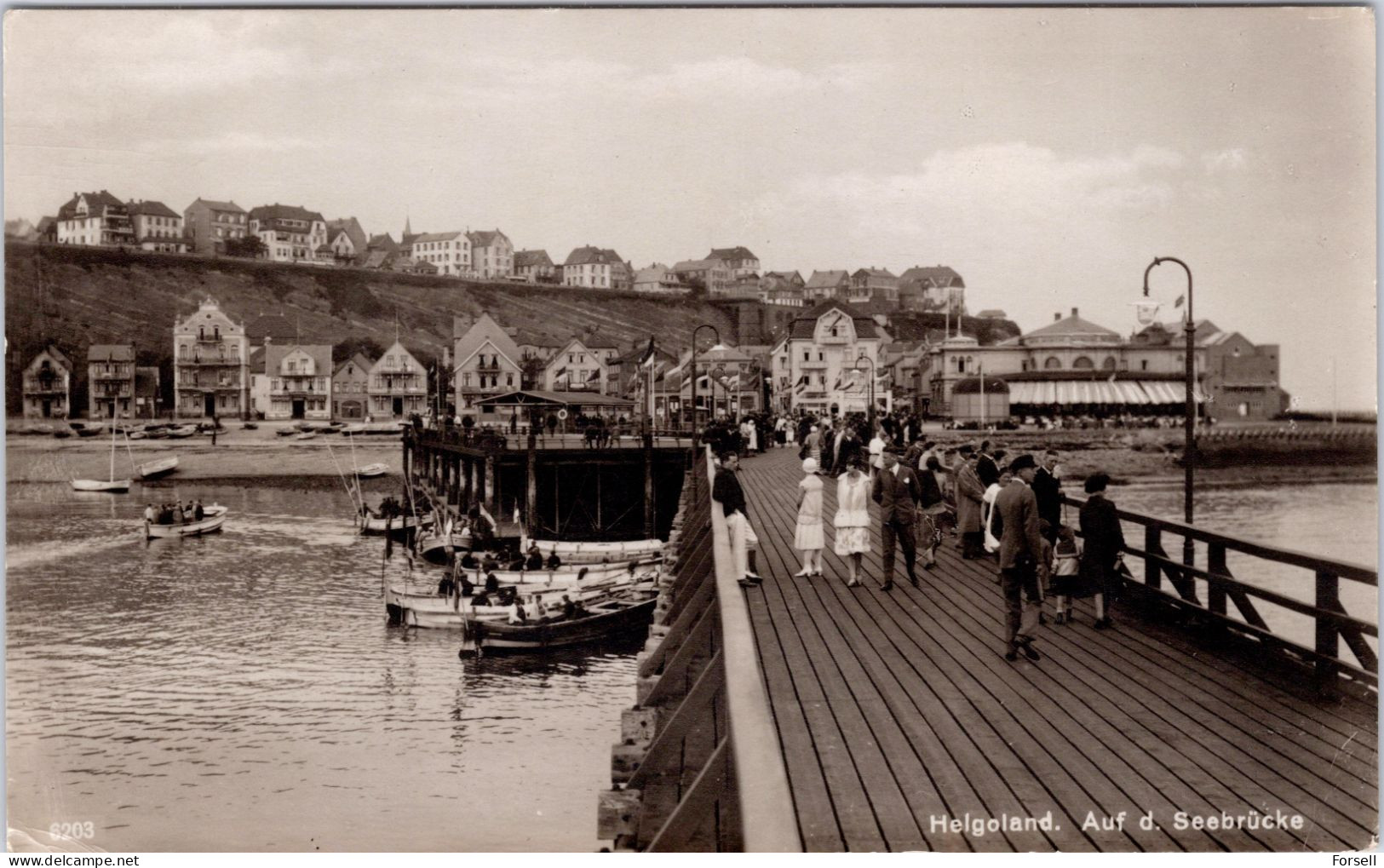 Helgoland, Auf Der Seebrücke (Ungebraucht) - Helgoland